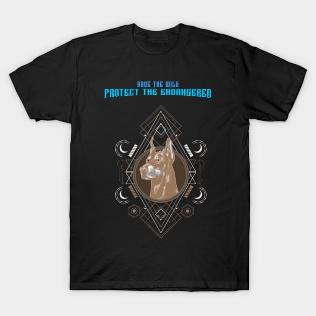 Save the Wild Protect the Endangered T-Shirt by Zipora